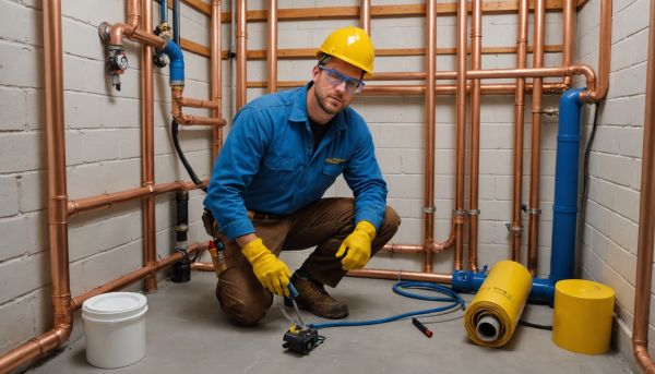 Travaux d'isolation et plomberie